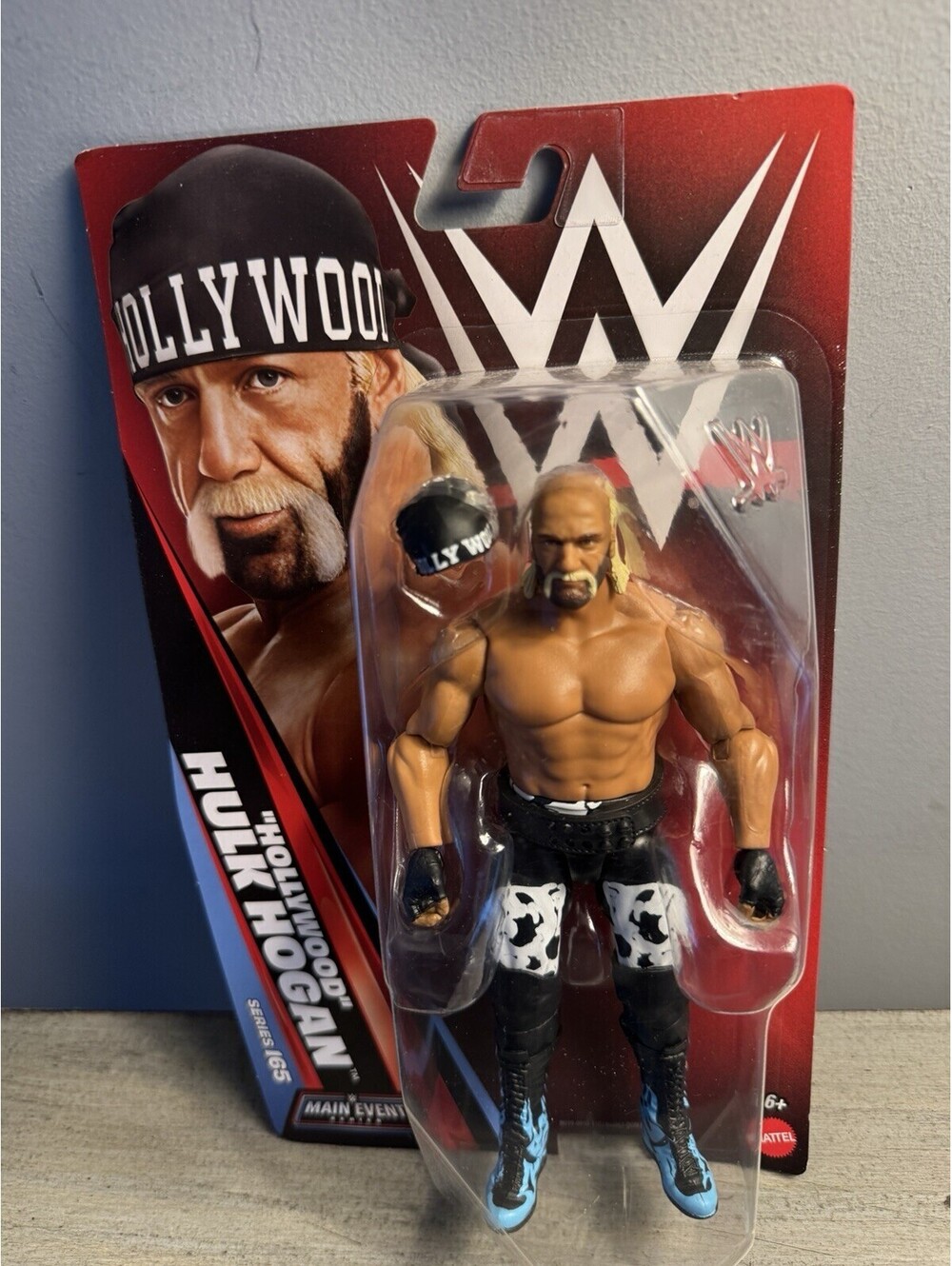 WWE Hollywood Hulk Hogan Main Event Series 165 Mattel Action Figure New